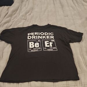 Fifth Sun Black 'Periodic Drinker' Tee Size XL!